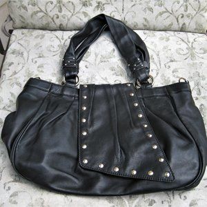 vintage MaxMara BUTTER LEATHER hobo shoulder bag